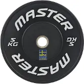 Master Fitness Bumpervikter Ski Svart