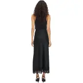 Vila Ellette Ankle Lace Hög Midja Midi-kjol