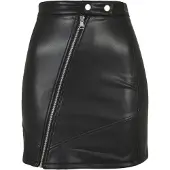 Urban Classics Synthetic Leather Biker Kort Kjol