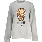 Cavalli Class Leopardmönstrad Sweatshirt Ca28648
