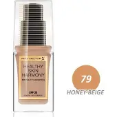 Max Factor Healthy Skin Harmony Miracle, Pumpflaska, Kräm, Universal, Mattgörande, Fuktgivande, Shine, Utjämnande, Honey Beige, Matt