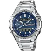 Casio Klocka - - WAVECEPTOR - Rostfritt stål - Kvarts - Sport