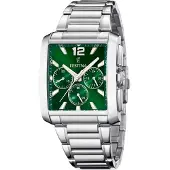 Festina Herr F20635/3 Grön Silver Klocka