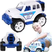 Technok bilparkering (vit) leksaksgarage/police 4630 p6