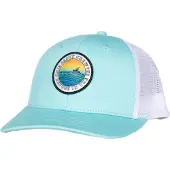 Salty Crew Patched Retro Trucker Keps seafoam
