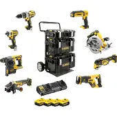 DeWalt Verktygspaket DCK853P4; 18 V; 4x5,0 Ah batt.