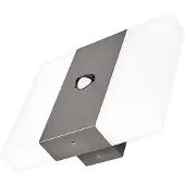LINDBY Utomhus vägglampa med rörelsesensor KUMI , Aluminium / grå / zink, Aluminium / grå / zink, Modern