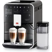 Melitta CAFFEO Barista T Smart F83/0-102 - Automatisk kaffekokare med mjölkskummare - 15 bar - svart