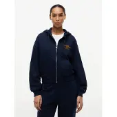 Tommy Hilfiger Terry Relaxed Zip Thru Hoody