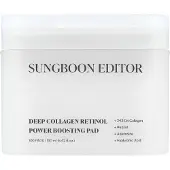 Sungboon Editor Deep Collagen Retinol Power Boosting Pads | Koreanska tonerkuddar med kollagen och retinol fr anti-aging | Anti-rynkle Care & Co