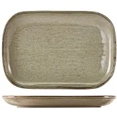Genware Terra Porcelain Grey Rektangulär Tallrik 29 x 19,5 Cm