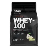 Star Nutrition Whey-100, 1 kg, Vanilla/Pear