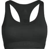 Icebreaker Women's Merino 125 Zoneknit Racerback Bra Black