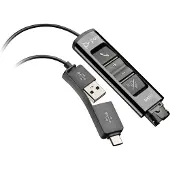 HP Poly DA85 - Headset-kabel - USB, USB-C hane till Snabburkoppling hane - 1.3 m - för OMEN 40L by GT21-1026nd Poly DA70, DA75, DA80, DA85-M