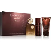 AFNAN Supremacy in Oud Luxury Parfym Present Set - Eau De Parfum (3,4 oz) + Deodorant (5,1 oz) + Shower Gel (5,1 oz) | Intensiv & verddig Oud-d