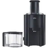 Braun J300 MultiQuick 3 Centrifuge - Svart - 2 hastigheter - 2L massatank - Snabbpressningssystem