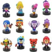Brawl Stars Deluxe Förpackning 12 Figurer Låda Fönster