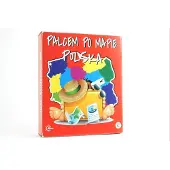 Abino Peka med fingret på kartan - Polen 72106