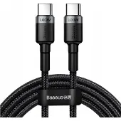 Baseus Cafule USB-C Kabel - 2m - Grå / Svart