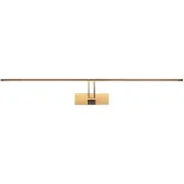 LUCANDE LED-tavelbelysning Thibaud, 84 cm, nickel, aluminium Thibaud, Aluminium / grå / zink, Vardagsrum / matsal, Metall, Modern, Vägglampa, vägglampa inomhus