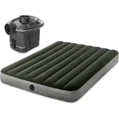 Intex Prestige Downy luftmadrass med batteripump 137x191x25 cm