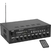 Omnitronic CPZ-120P ELA ELA-förstärkare 120 W 4 kanaler 4 zoner