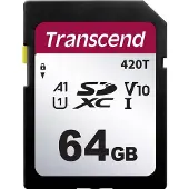 Transcend TS64GSDC420T SD-Kort Industrial 64 GB v30 Video Speed Class