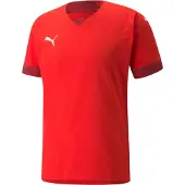 Puma Tränings T-Shirt teamFINAL - Röd, storlek Small