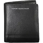 Tommy Hilfiger Svart Läderplånbok