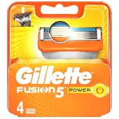 Gillette Fusion rakblad 4 st för män