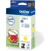Brother LC-22U Bläckpatron gul