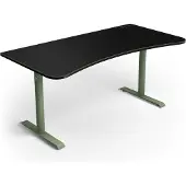 AROZZI Arena Gaming Desk - Large - Forest Green