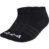 Adidas Strumpor - 3-pack - Ess Låg - Black/Black/Vit - - 43/45 - Strumpor