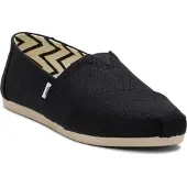 Toms Alpargata Classic Bomullskvinnors Svarta Espadrillos
