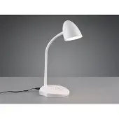 Reality Leuchten LED skrivbordslampa Load, dimbar, Vitt / opal, Arbetsrum / kontor, Syntetmaterial, Modern, LED-bordslampa