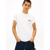 Tommy Hilfiger Vit Bomull T-Shirt för Män