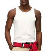 Superdry Contrast Script ärmlös T-shirt