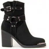 Montevita Heel Ankle Boot Town I Svart