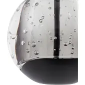 LUCANDE Taklampa , Hayley, Svart, Vardagsrum, Glas, Design