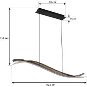 LUCANDE Taklampa , Alevia, dimbara, Guld / mässing, Matsal, Metall, Design