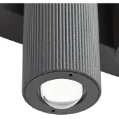 LUCANDE LED utomhus vägglampa Torvian , Svart, Metall, Modern, LED-vägglampa utomhus