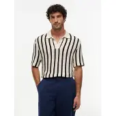 Tommy Hilfiger Relaxed Fit Open Knit Polo Shirt