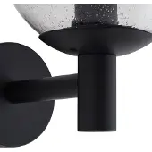 LINDBY Utomhusbelysning , Dangan, dimbara, Svart, Balkong, Glas, Modern