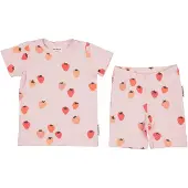 Geggamoja Sommarset Bambu Strawberry - 110/116