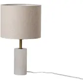 LINDBY Bordslampa , Alabaster, Beige, Vardagsrum, Tyg / textil, Skandinavisk