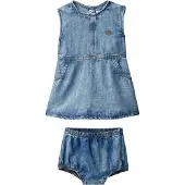 Calvin Klein Newborn Flared Denim Dress