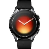 Xiaomi Watch 5 - 316L rostfritt stål - smart klocka med rem - fluororubber - svart - handledsstorlek: 135-205 mm - display 1.54 - 32 GB - Bluetooth, Wi-Fi, NFC - 56 g