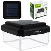 Greenblue solcells-LED-lampa för spalt, 100x100 mm, kopparskärm, 3200K, GB128 WW