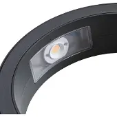 LINDBY LED utomhus vägglampa Selviro , Svart, Aluminium / grå / zink, Modern, LED-vägglampa utomhus