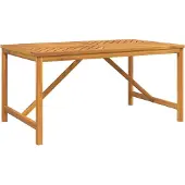 vidaXL Trädgårdsmöbelset 4 pcs Brun Massivt Akaciaträ
